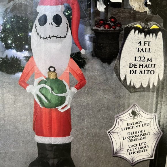 Gemmy Other - Disney Nightmare Before Christmas Jack Skellington Airblown Inflatable 4FT ~ NEW